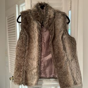 Vintage Havana faux fur vest